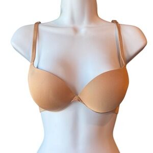 SKIMS Ultimate Push Up Plunge Bra Clay 32B New With Tag